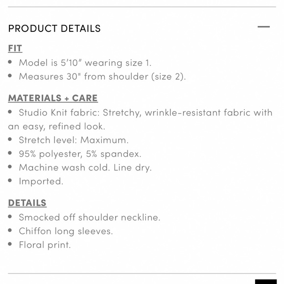 NWT!! TORRID floral off shoulder top, 3X. - Picture 6 of 9